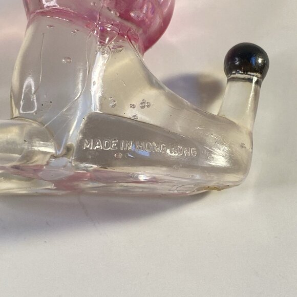 Vintage Hong Kong Lucite Animal Figurine Set of 4 – Cat, Dog, Swan, Elephant - Picture 11 of 15